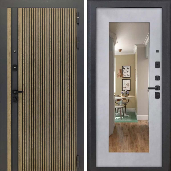 Входная дверь L-Rosna ФЛЗ-603 Бетон снежный