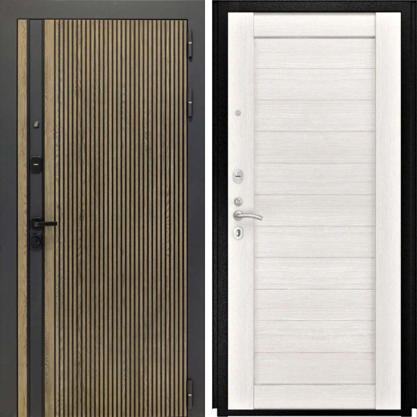 Входная дверь L-Rosna СБ-3 беленый дуб