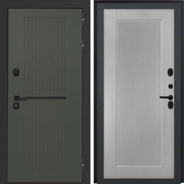 Входная дверь L-Terio-2 Астрод Velutto Grigio