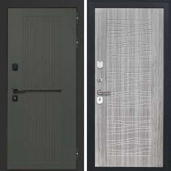 Входная дверь L-Terio-2 ФЛ-259 дуб с пилением пвх