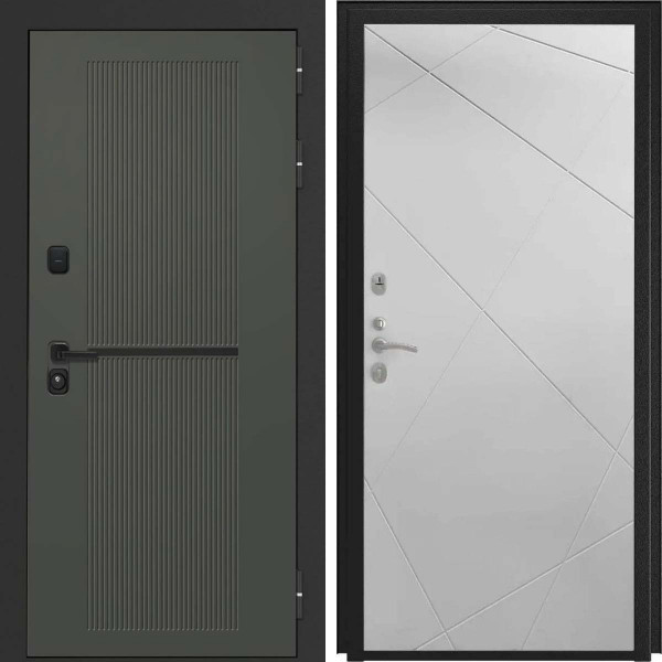 Входная дверь L-Terio-2 ФЛ-291 белый софт