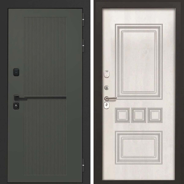 Входная дверь L-Terio-2 ФЛ-608 Винорит white