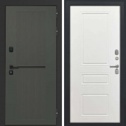 Входная дверь L-Terio-2 ФЛ-707 белый софт пвх