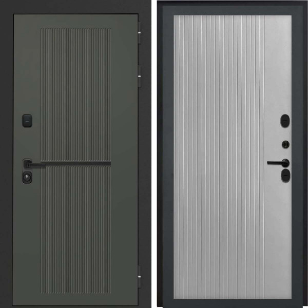 Входная дверь L-Terio-2 ФЛ-790 Velutto Grigio