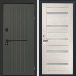 Входная дверь L-Terio-2 СБ-1 капучино экошпон