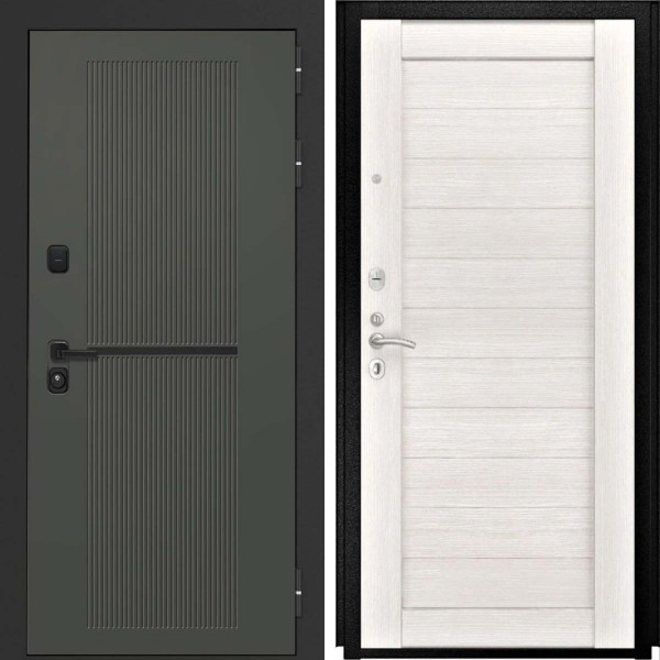 Входная дверь L-Terio-2 СБ-3 беленый дуб