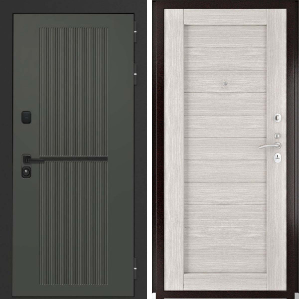 Входная дверь L-Terio-2 СБ-3 капучино экошпон