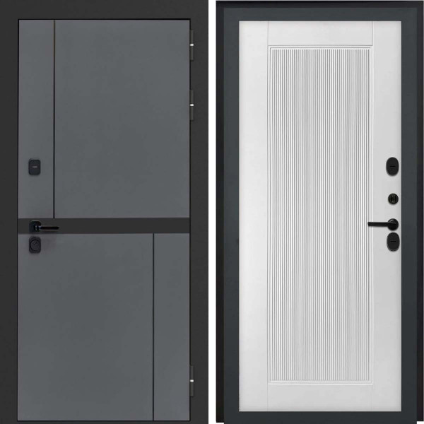 Входная дверь L-Terio Астрод Velutto Bianco