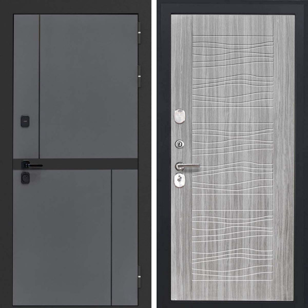 Входная дверь L-Terio ФЛ-259 дуб с пилением пвх