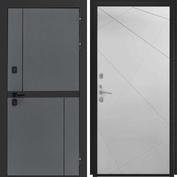 Входная дверь L-Terio ФЛ-291 белый софт