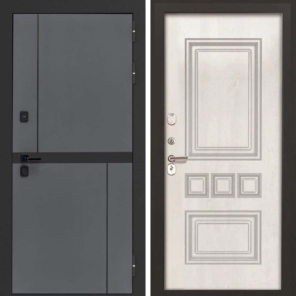 Входная дверь L-Terio ФЛ-608 Винорит white