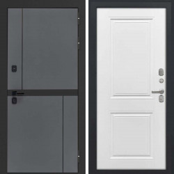 Входная дверь L-Terio ФЛ-677 белый матовый пвх