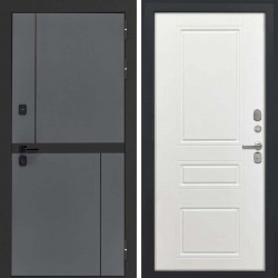 Входная дверь L-Terio ФЛ-707 белый софт пвх