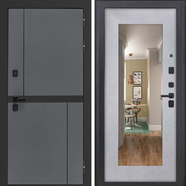 Входная дверь L-Terio ФЛЗ-603 Бетон снежный