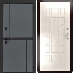 Входная дверь L-Terio ФЛ-244 беленый дуб пвх