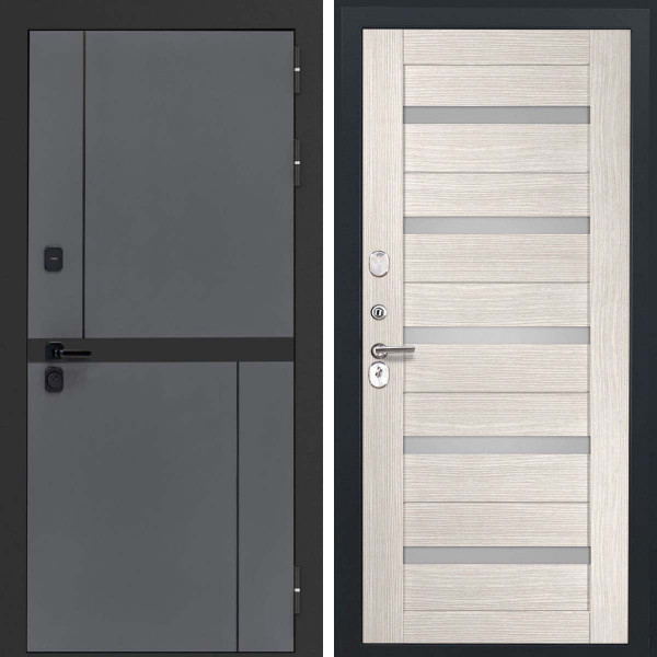 Входная дверь L-Terio СБ-1 капучино экошпон