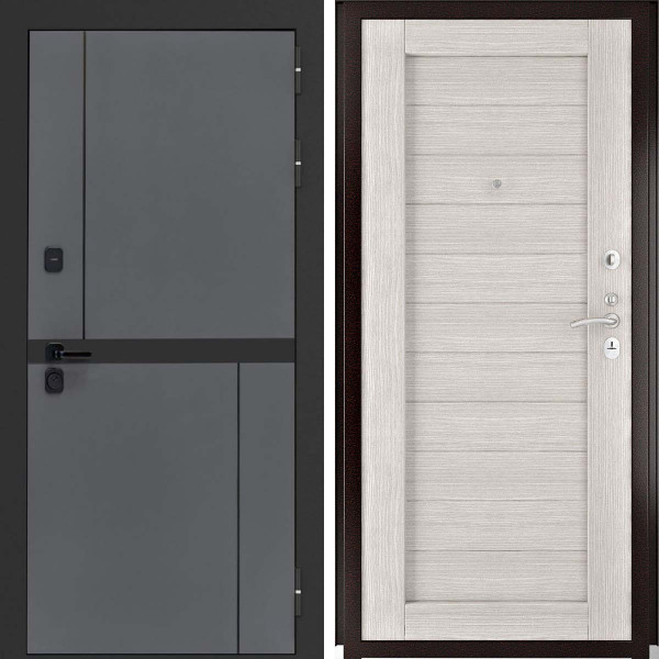 Входная дверь L-Terio СБ-3 капучино экошпон