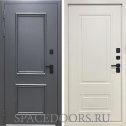 Входная дверь MXDoors Термо Штандарт муар серый Ral 7024