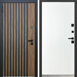 Входная дверь MXDoors MXL-1 Вертикаль Белый