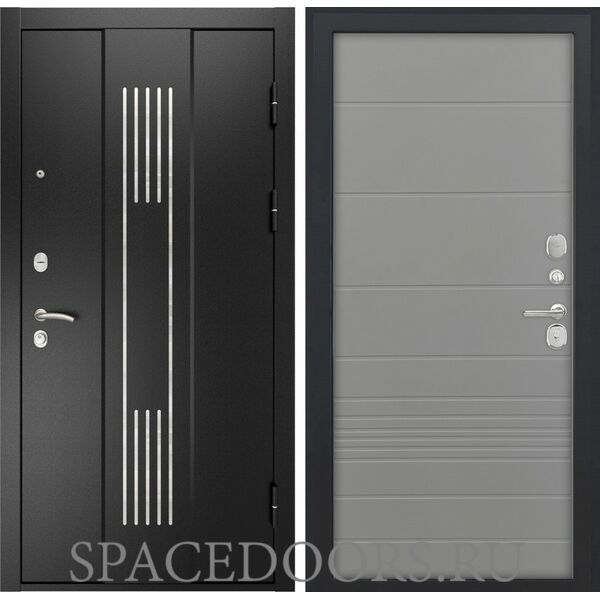 Входная дверь Luxor 28 ФЛ-700 ясень грей soft-touch пвх