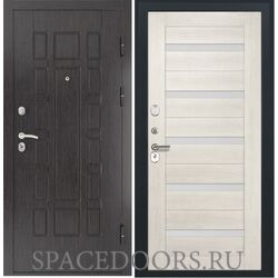 Входная дверь Luxor 5 СБ-1 беленый дуб экошпон