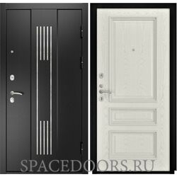 Входная дверь Luxor 28 Гера-2 дуб RAL9010 шпон