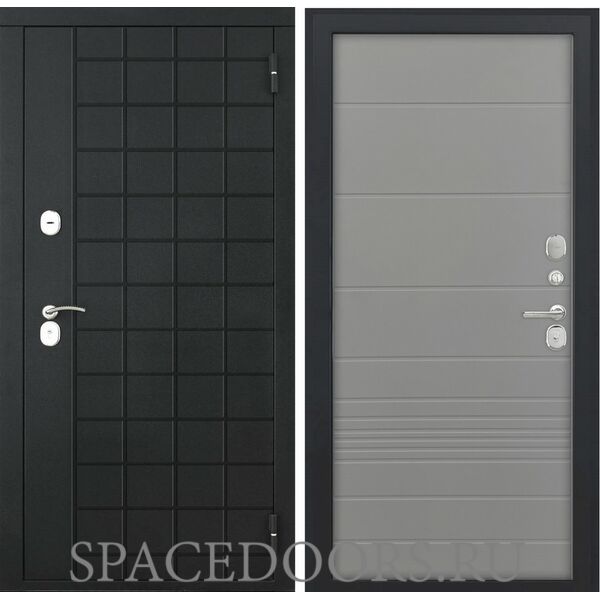 Входная дверь Luxor 36 ФЛ-700 ясень грей soft-touch пвх