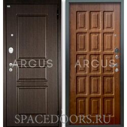 Входная дверь Аргус Люкс АС 2П Сабина венге - Шоколад золотой дуб