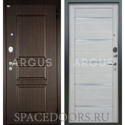 Входная дверь Аргус Люкс Про 2П Сабина венге - Александра буксус
