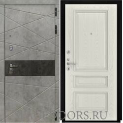Входная дверь Luxor 31 Гера-2 дуб RAL9010 шпон