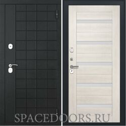 Входная дверь Luxor 36 СБ-1 беленый дуб экошпон