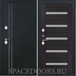 Входная дверь Luxor 37 СБ-1 венге экошпон