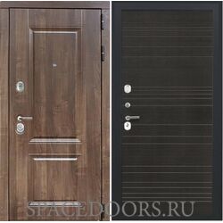 Входная дверь Luxor 22 ФЛ-643 венге поперечный пвх