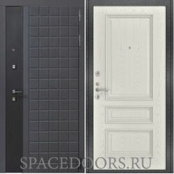 Входная дверь Luxor 34 Гера-2 дуб RAL9010 шпон