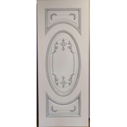 Дверь межкомнатная Багет 15 эмаль белая