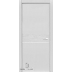 Дверь межкомнатная S2 эко белая эмаль