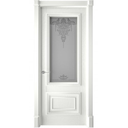 Дверь межкомнатная Палермо эмаль белая
