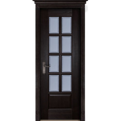 Дверь межкомнатная Грация венге остекленная