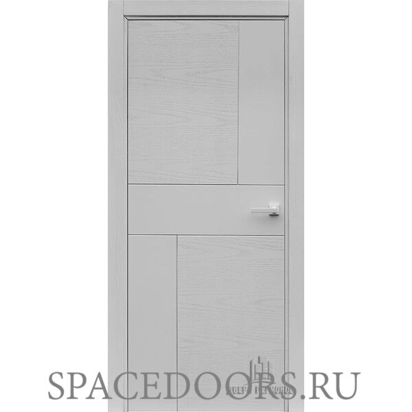 Дверь межкомнатная Fusion chiaro patina argento (ral 9003) глухая