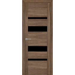 Дверь межкомнатная UniLine 30013 серый велюр остекленная