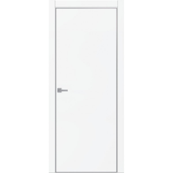 Дверь межкомнатная Тамбурат (Tamburat) 4101 аляска суперматовая металлическая кромка