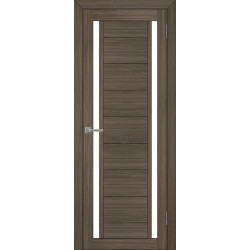 Дверь межкомнатная LIGHT 2122 велюр графит остекленная