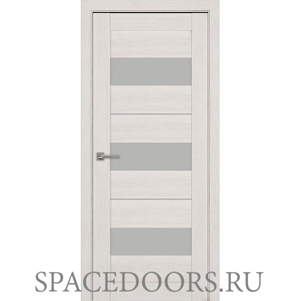 Дверь межкомнатная Модель 04 эко жемчуг остекленная