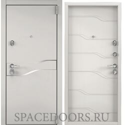 Дверь Torex SUPER OMEGA 100 Бьянко муар SP-15, СТ Милк матовый SO-HT-6