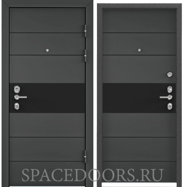 Дверь Torex ULTIMATUM-M CISA PP Темный-пепел КВ-42D, Темный-пепел КВ-42D