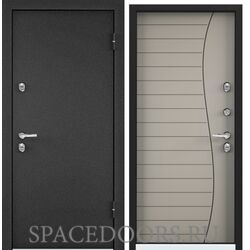 Дверь Torex SNEGIR 20 MP Черный муар металлик —, Кремовый ликер S20-10