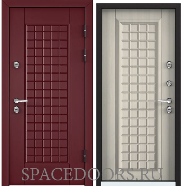 Дверь Torex SNEGIR 45 PP RAL 3005 OS45-09, Белый перламутр S45-09