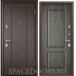 Дверь Torex DELTA-112 Медный антик RGSO, Дуб пепельный D15