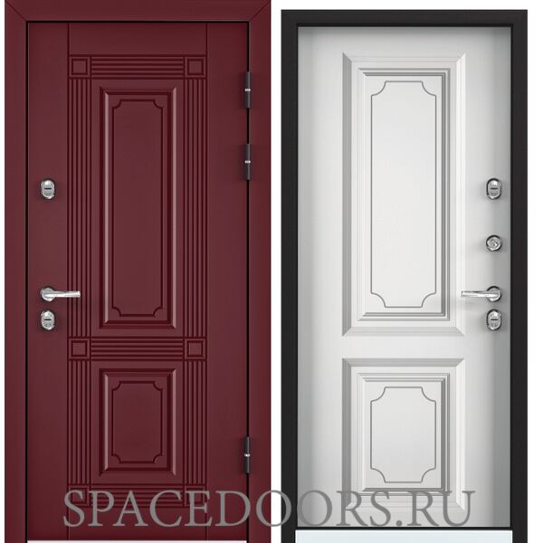 Дверь Torex SNEGIR 45 PP RAL 3005 OS45-02, Белый S45-05