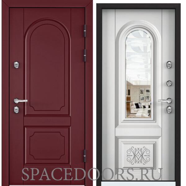 Дверь Torex SNEGIR 45 PP RAL 3005 OS45-03, Белый S45-03
